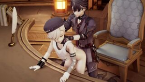 Wriothsley x Lyney 2 [Zero3DAnimation] - ﻿3D animation on Crohasit