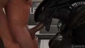 Xeno blowjob - Alien (franchise) animation on Crohasit