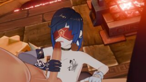 Yelan and Dehya Adventures Across the Desert (Alt) [AssDepik] - ﻿3D animation on Crohasit