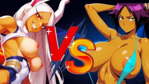 |Yoruichi VS Mirko|(WIS) - Bleach animation on Crohasit