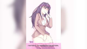 Yuri Really Likes How Your Pen Tastes~! [9_9bird] (MagicalMysticVA Voice Acting) - doki doki literature club animation on Crohasit