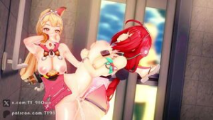 [ZZZ] Yuzuha x Alice Futa Sex - ﻿3D animation on Crohasit
