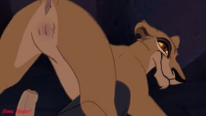 Zira and Human - The Lion King animation on Crohasit