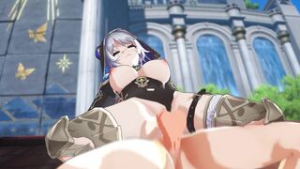 cipher enjoying it in public - Honkai Star Rail animation on Crohasit