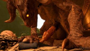 deathclaw docking - Fallout animation on Crohasit