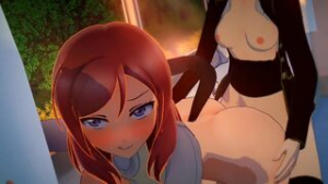 goth Weiss and Maki - ﻿3D animation on Crohasit