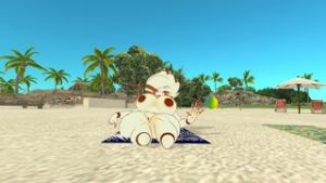 having fun at the beach - Five Nights at Freddy's animation on Crohasit