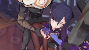 hilichurls fucks mona (Sirwobligobble) - ﻿3D animation on Crohasit