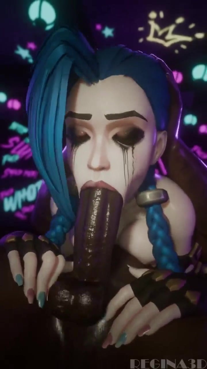 Jinx Blowjob - ﻿3D animation on Crohasit