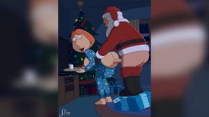 lois fucked by santa - Family Guy animation on Crohasit