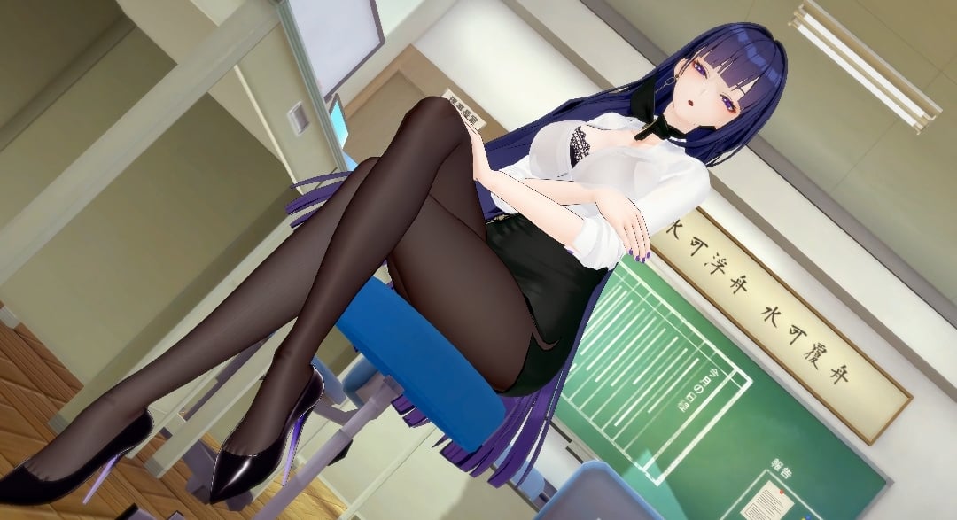 Raiden Mei - Genshin Impact animation on Crohasit