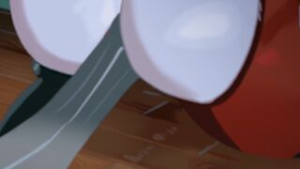 red raccoon boy ravaged by tentacles - 2D animation on Crohasit