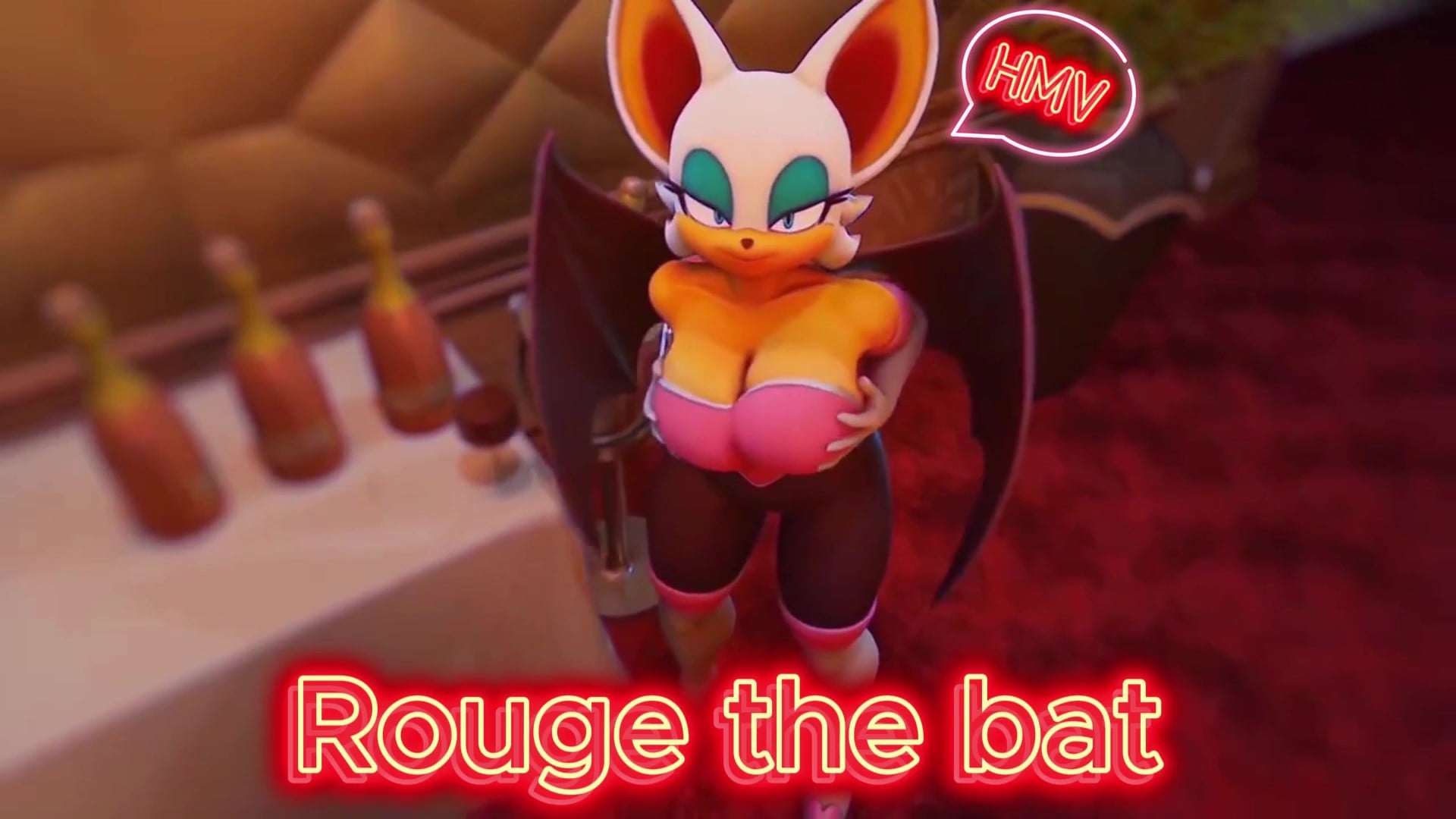 Rouge The Bat HMV - Sonic the Hedgehog animation on Crohasit