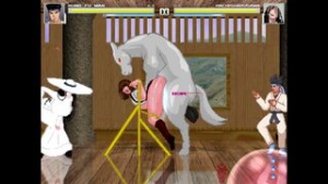 school girl(18) horse mugen by sarah cronwell - Mugen animation on Crohasit