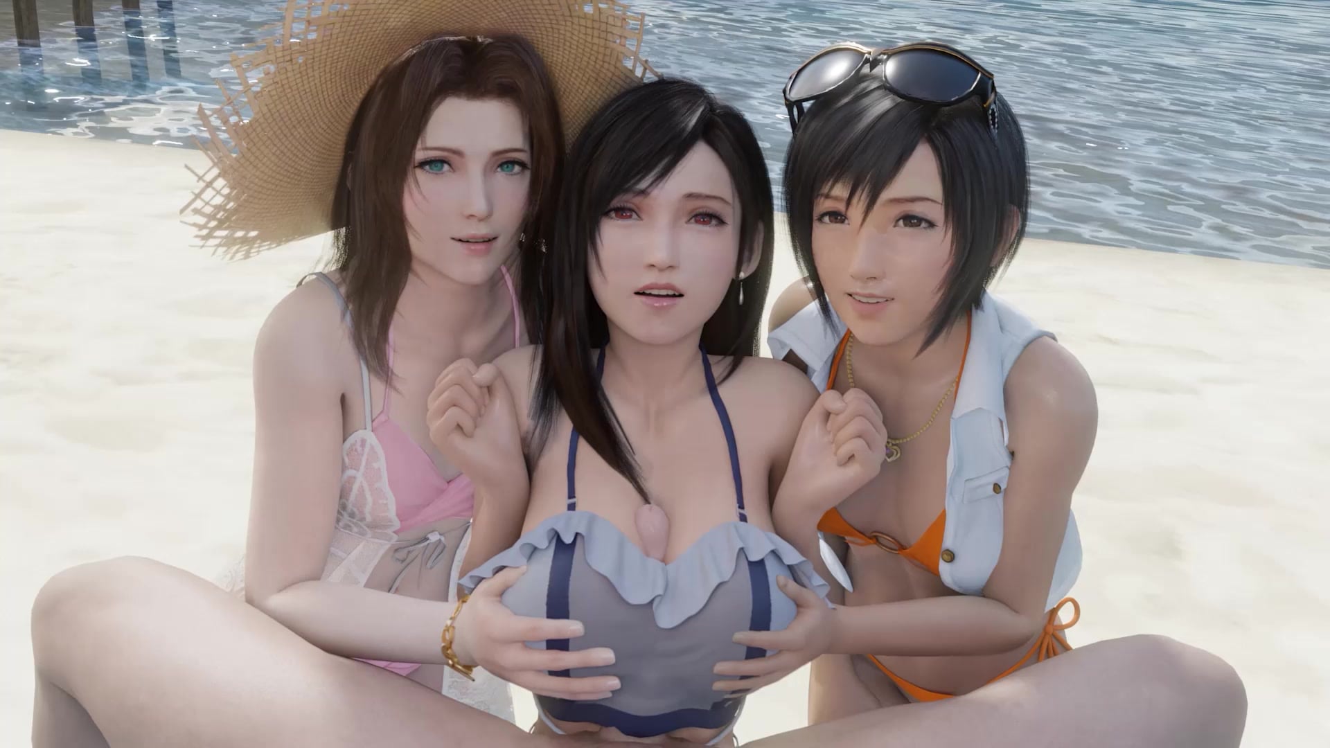 Tifa Boobjob - Final Fantasy animation on Crohasit