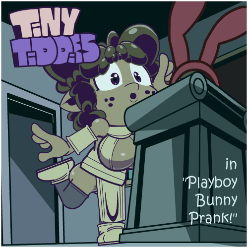 Tiny Tiddies in Playboy Bunny Prank! - original animation on Crohasit