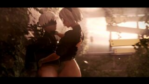 2B X 9S - ﻿3D animation on Crohasit