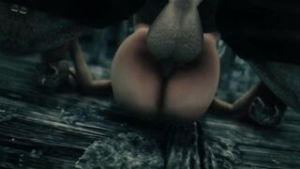 A pair of decorative pigs - The Elder Scrolls V: Skyrim animation on Crohasit