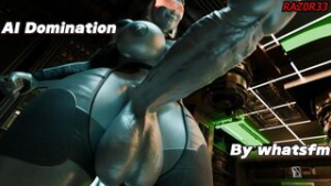 AI Domination | HMV/PMV - ﻿3D animation on Crohasit