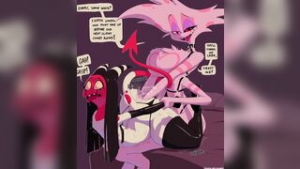 Angel Dust Helping Out - Hazbin Hotel animation on Crohasit