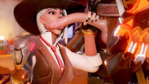 Ashe Blowjob – texelnaut - Overwatch animation on Crohasit