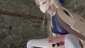 Asuma Toki Horse Vibrator Masturbation [Mr. Peanut] - ﻿3D animation on Crohasit