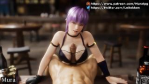 Ayane’s boob job - Dead or Alive animation on Crohasit