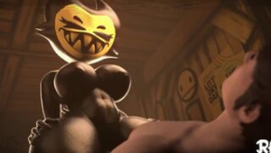 BATIM chapter 1 - bendy and the ink machine animation on Crohasit