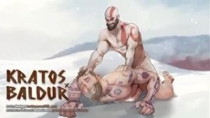 Baldur x Kratos (Bobocomics) - God of War animation on Crohasit