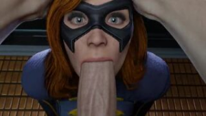 Batgirl Suck [Akashima] - ﻿3D animation on Crohasit