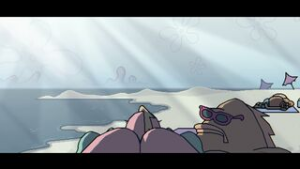 Beat Banger -Sandy Cheeks Under the Bikini - Beat Banger animation on Crohasit
