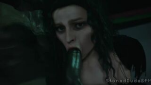 Bellatrix Lestrange proves why she’s a pureblood of House “Black.”[Stoneddude] - Harry Potter animation on Crohasit