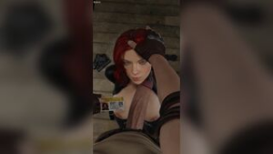 Black Widow Blows Massive Cock - ﻿3D animation on Crohasit