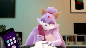 Blaze Blowjob [warfaremachine and pinchibird] - ﻿3D animation on Crohasit