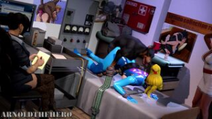 Breading Samus [Arnoldthehero] - ﻿3D animation on Crohasit