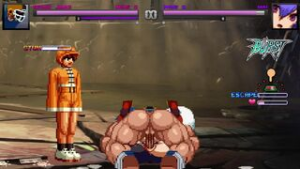 Brian vs Mai Natsume - BlazBlue animation on Crohasit