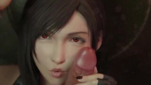 Bulging Senpai Final Fantsy compilation face cum - ﻿3D animation on Crohasit