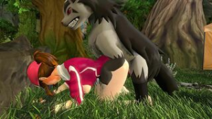 Catching mightyena - ﻿3D animation on Crohasit