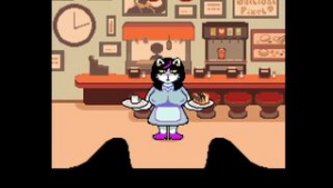 Catti’s Shift - Deltarune animation on Crohasit
