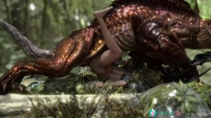 Cerberus Double Dick – TheBannaGirl - ﻿3D animation on Crohasit