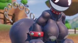 Chain Chomp girl in the pipe! (zoidrawzaton) - Mario animation on Crohasit