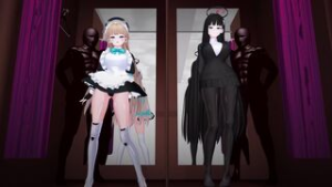 Changing room Rio and Toki - blue archive animation on Crohasit