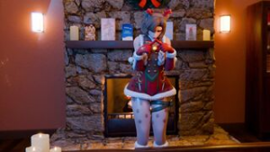 Christmas with Mercy - Christmas animation on Crohasit