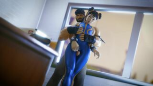 Chun-Li ThighJob [Wanksy] - ﻿3D animation on Crohasit
