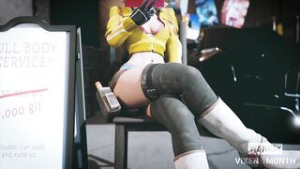 Cindy Aurum threesome - ﻿3D animation on Crohasit