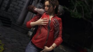 Claire X Zombie - ﻿3D animation on Crohasit