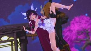 Columbina x Hilichurl - Genshin Impact animation on Crohasit