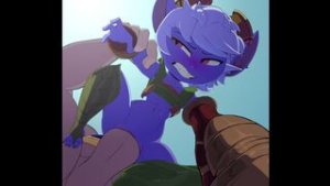Cum Dumpster Tristana - League of Legends animation on Crohasit