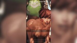 D.va’s FT Sex [Tannedl][Zmsfm][4K60FPS] - ﻿3D animation on Crohasit