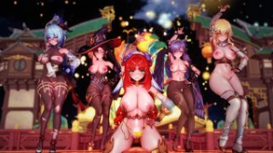 DanceSexPOV – LanternRite Girls 2 (NoWM) [Lanzfh(02/2025)] - Genshin Impact animation on Crohasit